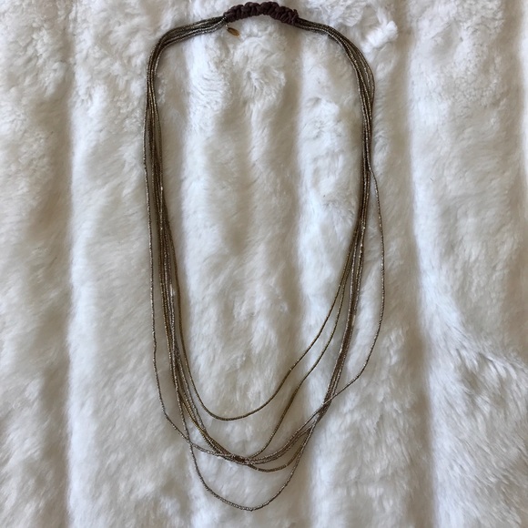 Tigerlily Jewelry Tigerlily Seed Bead Multi Strand Necklace Poshmark